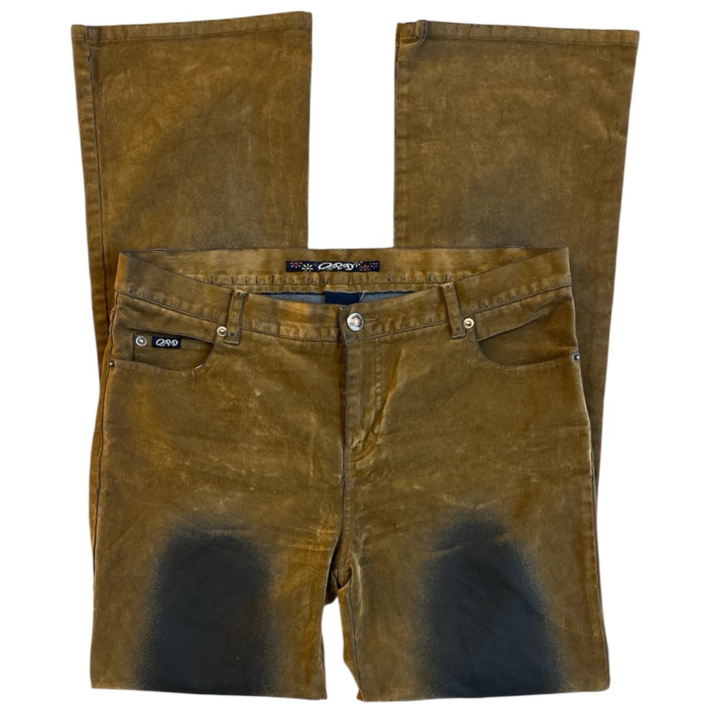 Y2K Cowboy Style Faded Suede Pants Size 13